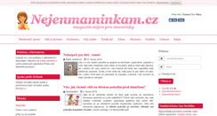 Desktop Screenshot of nejenmaminkam.cz