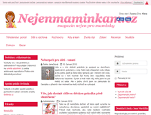 Tablet Screenshot of nejenmaminkam.cz